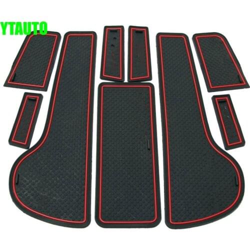 Auto anti-slip cup holder mat non slip door gate pad for chevrolet cruze 2009-2014, car styling