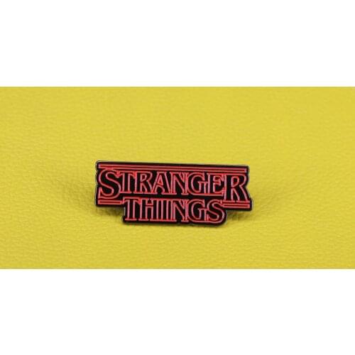 Stranger things Brooch TV series logo badge eleven fans gift perfect decor for jackets or bags