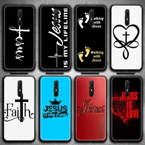 Faith Christian Religious Jesus Phone Case For Oppo A5 A9 2020 Reno2 z Renoace 3pro A73S A71 F11
