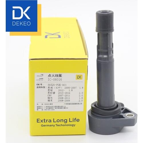 DEKEO Ignition Coils For Honda Odyssey 2 Pilot Civc (ES1) (ES5) (ES8) Accord 7 Acura MDX (YD1) (YD2) 30520PGKA01