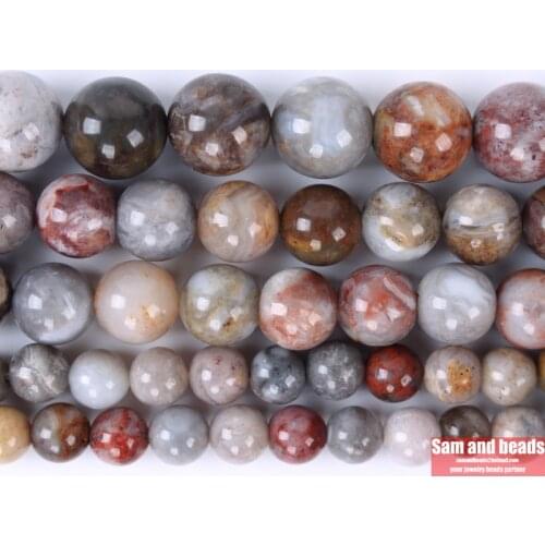 Natural Stone Colorful Gobi Agate Beads 4.6,8,10,12mm pick size for Bracelet Necklace making IBJ22
