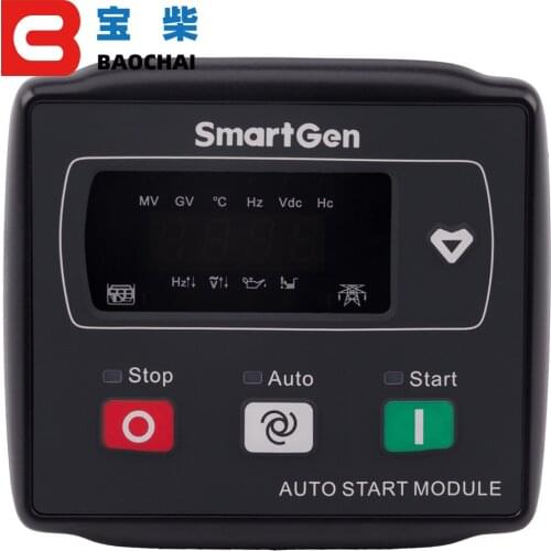 MGC120 small genset controller co auto start stop ATS switching single genset modul LED display diesel generator parts