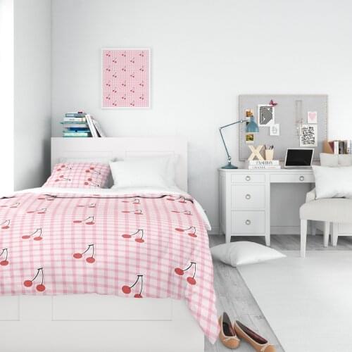 Organic %100 Cotton Duvet Cover Quilt Single Bed Linen Bed Sheet Pillowcase Kids Boy Girl Nordic Edredon постельное