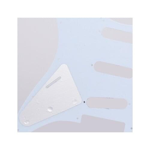 Blue Pearl Pickguard 3 Ply 11 Hole For ST Guitar SSS Instrument