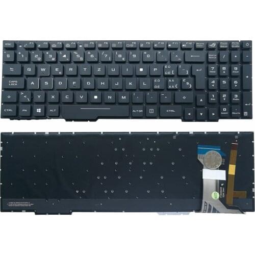 Laptop Replacement Keyboard For ASUS GL553 GL553V GL553VW ZX553VD SW TR UK Keyboard with Backlit