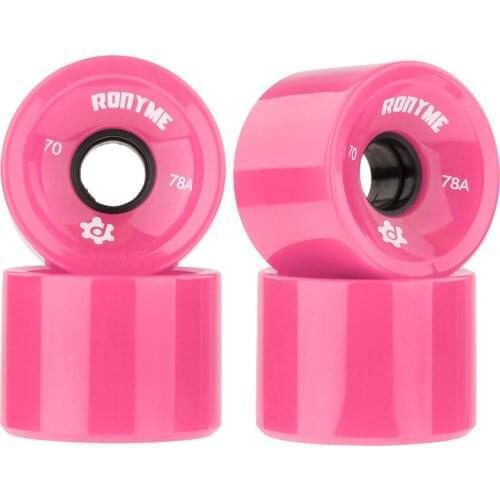 Ronyme 4 pieces ABEC-9 78A Longboard Wheels High Performance PU Skateboard Wheels Roller Wheels Replacement Wheels Accessories