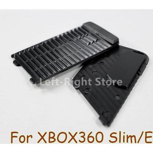 2PCS For XBOX 360 E Plastic Case Black HDD cover For Microsoft Xbox 360 Slim Hard Drive Cover