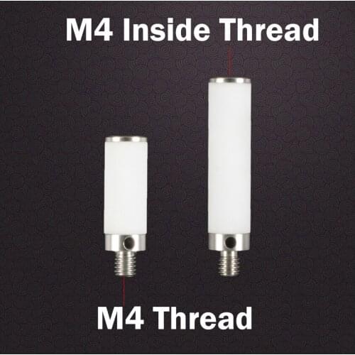 20mm 30mm 50mm 100mm Length M4 Thread Coordinate Measuring Machine Probe Ceramic Longer Connection Rod Cylinder Extension Bar