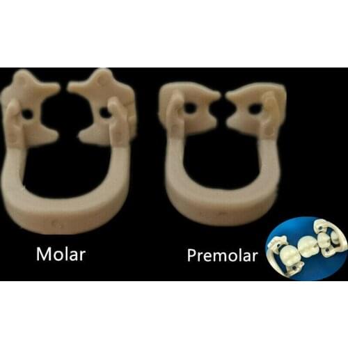 1pc Dental Rubber Dam Sheet Clamp Resin Molar Premolar Clip 134℃ Kerr Style Soft