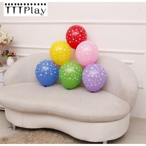 10pcs/lot 12Inch Thick 2.8g Romantic Five-pointed Star Balloons Colorful Wedding Decoration Balloon Baby Birthday Party Supplies