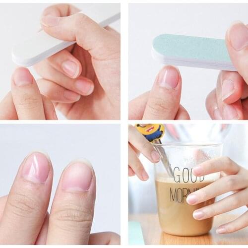 10Pcs Mini Jewelry Polishing Strip Buffer Nail Art Sanding Files Manicure Tools Grinding Sand Surface Tarnish Remover Silverware