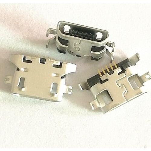 200pc micro mini usb Charging port jack socket Connector repair parts for Lenovo A319 A536 A6000 A6000T A6010 Vibe A859 K3 K30-T