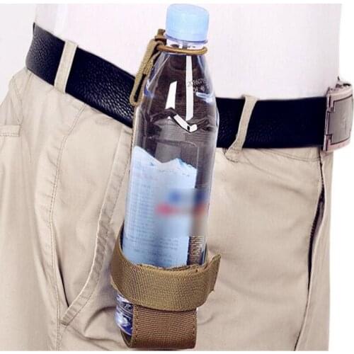 2019 outdoor sports bottle bag Molle travel mountaineering water bottle bag Tactical adjustable universal water bottle cover