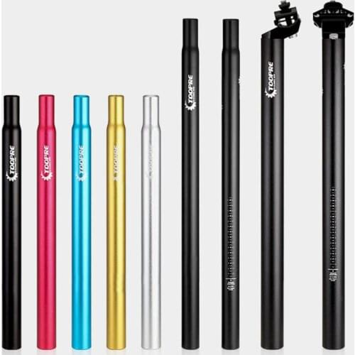 25.4 27.2 28.6 30.8mm MTB seatpost 350 450mm Aluminum Alloy seat tube Long fixed gear seat post extension Bike Parts Aceessories