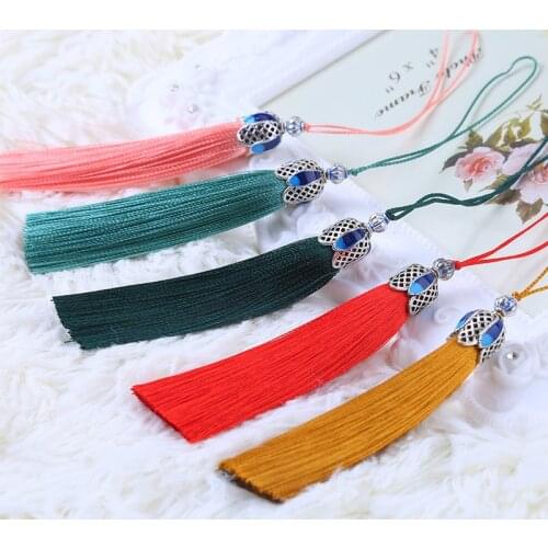 25 Colors Creative Bookmark Clothing Accessories Accessories Manufacturer Tassel Tassel Cloisonne Tassel Teapot Rope Festival