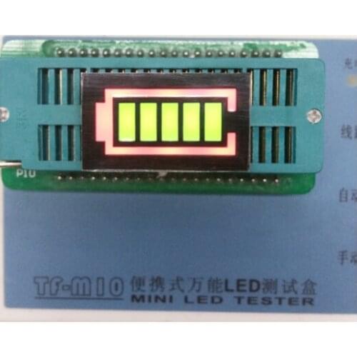 5 Segment red+green Bargraph LED Display 3118BHG