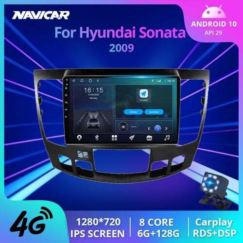 2Din Android10 Car Radio For Hyundai Sonata 2009 Stero Receiver GPS Navigation Car Multimedia Player Auto Radio NO 2DIN DVD IGO