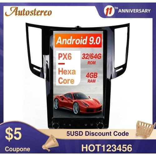 Android 9 4G Tesla screen Car Multimedia Player For Infiniti FX25 FX35 FX37 FX50 QX70 GPS Navigation Auto Radio Stereo Headunit