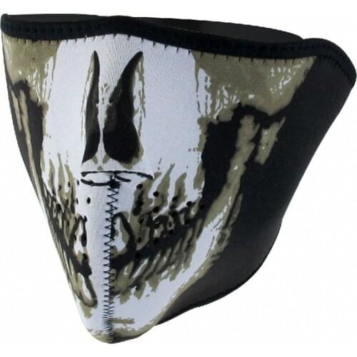 Skull Balaclava Half Face Mask Cycling Face Cover Outdoor Motorcycle Face Shield Ghost Halloween Military Tactical Airsoft Masks