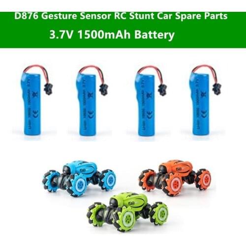 D876 Gesture Sensor RC Stunt Car Spare Parts 3.7V 1500mAh Battery For D876 Sensor Remote Control Deformation Stunt Car Parts