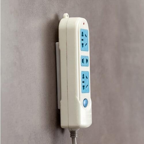 Socket Holder Durable Load-bearing Double-sided Paste Punch-free Plug Bracket DIN889