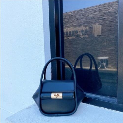 Designer Personalized Lock Handbag 2021 New Fashion Brand Top Handle Soft Bags Female Green Crossbody Bag High Quality Casual