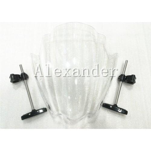 For Kawasaki Z250 Z300 Z650 Z750 Z750R Z800 Z1000 bike motorcycle/motorbike Windshield/Windscreen Z 250 300 750 750R 800 1000