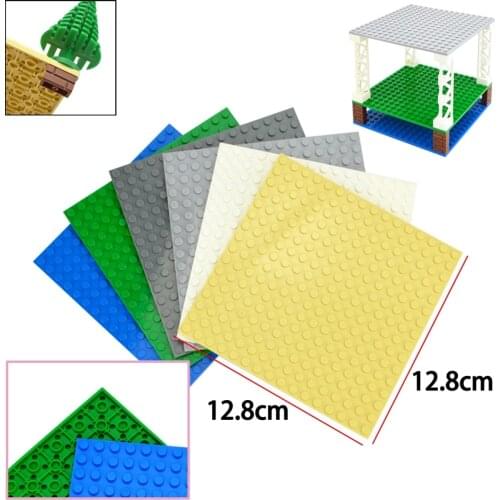 16x16 Double-sided Base Plates DIY Building Bricks Educational Baseplate Assemblage Construction Blocks Compatible With Brands