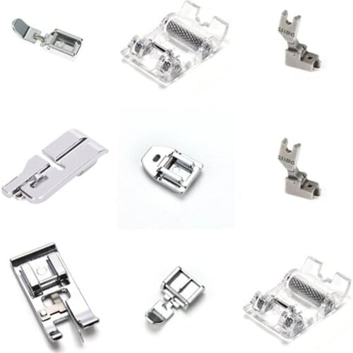 1PCS Best Sale Foot Presser Rolled Hem Feet Set For Brother Singer Sewing Accessories Domestic Sewing Machine