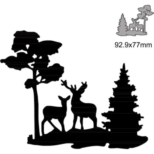 Elk Metal Cutting Dies for DIY Scrapbook Embossing Album Paper Card Craft Folder Decorative 2021 New