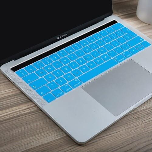 EU Euro Enter English Keyboard Cover For New Macbook Pro Retina 13 15 with Touch Bar Silicone Computer Keyboard Protector