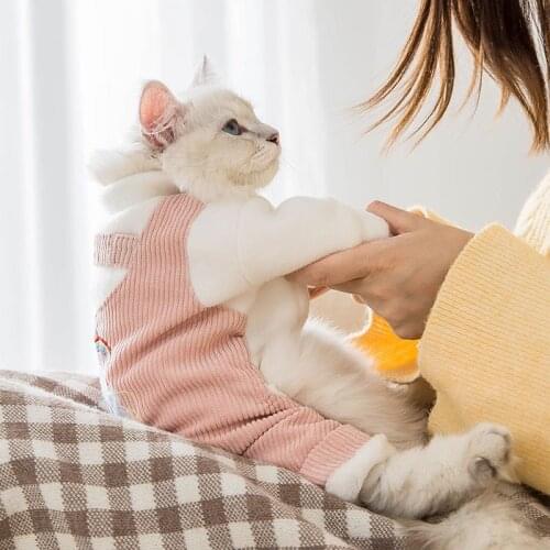 Spring Pet Dog Clothes For Dogs Overalls Pet Jumpsuit Puppy Cat Clothing For Dog Coat Thick Pets Dogs Clothing Chihuahua York