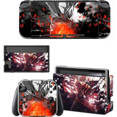 One Punch Man Nintendo Switch Skin Sticker NintendoSwitch stickers skins for Nintend Switch Console and Joy-Con Controller Vinyl