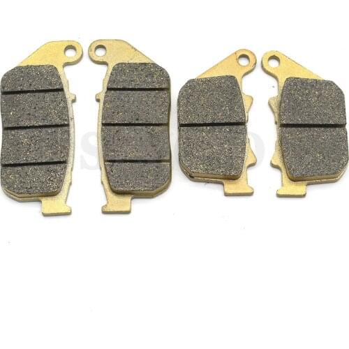 Motorcycle Front & Rear Brake Pads For Harley Davidson XL 883 L Low 2004-2010 XL883L XL883 C Sportster Custom 2004-2010 XL883C