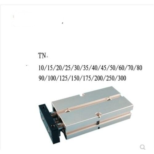 Aluminum Alloy TN Type Pneumatic Cylinder 10mm Bore 10/15/20/25/30/35/40/45/50/60/70/75/80/90/100/125/150mm Stroke Air Cylinder