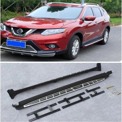 High Quality Aluminum Alloy Running Boards Side Step Bar Pedals Fits For Nissan X-Trail 2014 2015 2016 2017 2018 2019