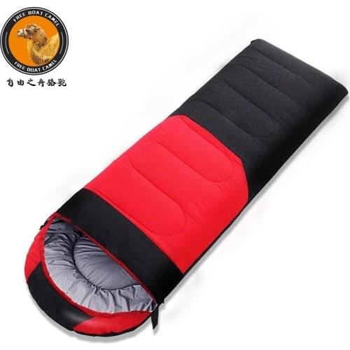 Outdoor camping sleeping bag portable ultra-light hiking travel sleeping bag thick stitching waterproof and warm adult