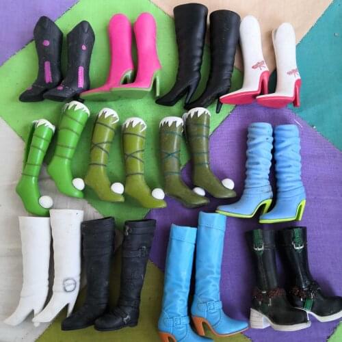 Assorted Fashion Colorful Sandals Copy Crystal High Heels Shoes For Barbie Doll Accessories Clothes Dress Prop1