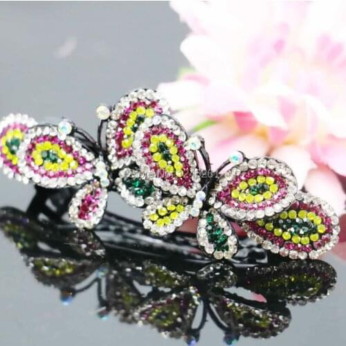 34*89mm Butterfly Bow Bowknot Wedding Headdress Headband Head Bands Headpiece Elegant Hair Accessory For women Mothers Day gift