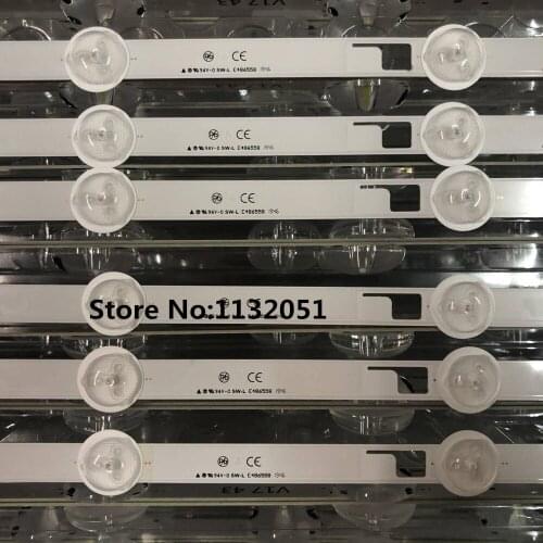 3pcs LED backlight strip for TOSH IBA 32W2433D 32W2453RK PEV3232-01Y LED BAR CORE 32" 6PKG REV 0.2 2013.10.07