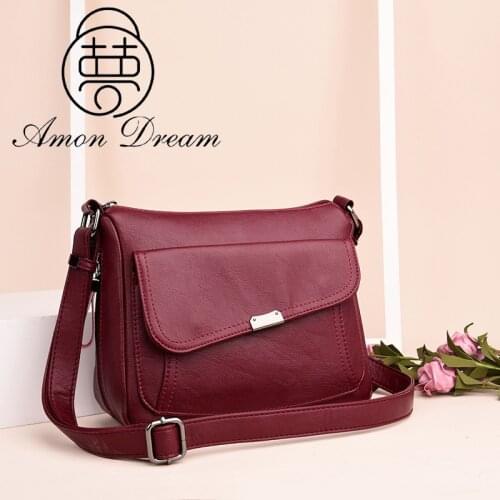 High Quality PU Leather Small Shoulder Crossbody Bags for Women 2020 New Luxury Handbags Women Bags Designer Messenger Bag Sac