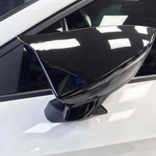 Mirror Cover Batman Fit For Seat Leon Mk3 5F FR-Cupra 2012 2013 2014 2015 2016 2017 2018 2019 piano Black 2 Pcs Left Right Set