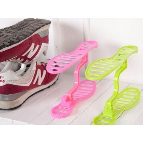1pcs Shoe Rack Plastic Shoe Storage holder rack shelf storage dropship Living Room Furniture modern new Creative fashion