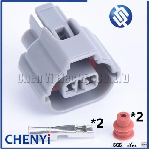 2 Sets NIP 2 pin waterproof auto connector plug female MG640864-5 adapter 7223-1324 FD RX7 Idle Air Control Valve IAC Connector