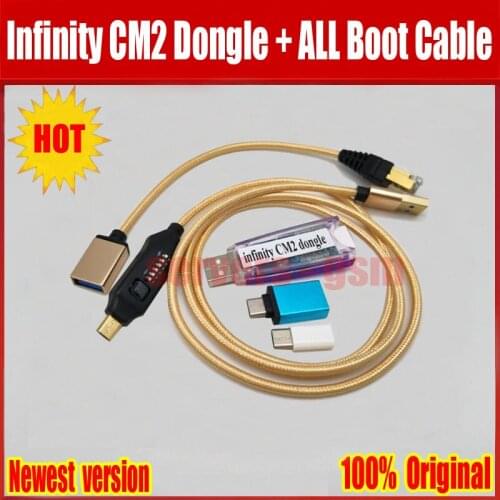 2021 Newest original Infinity CM2 Dongle infinity box dongle + umf all in one boot cable