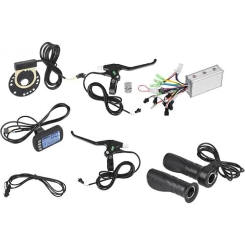 24V 36V 350W Electric Bike Controller LCD Panel Handles Throttle Sensors Set Motor Brushless Controller E-bike Controller