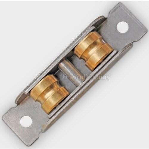 4PCS 88 Type Plastic Steel Door Window Silent Copper Groove Wheel Sliding Door Fittings Glass Door Sliding Rollers GF6