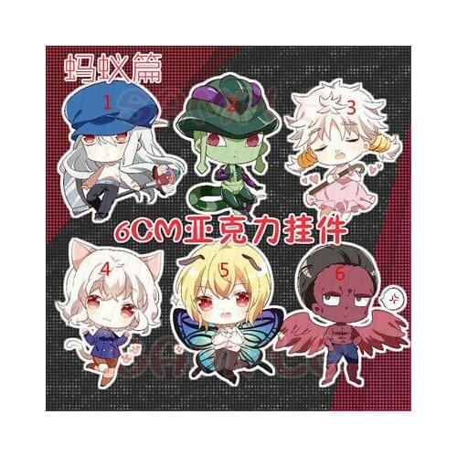 DIY HUNTER X HUNTER Killua Irumi Hisoka Ant Acrylic Keychain Wallet Keyring pendant Thoughtful Gift HOT