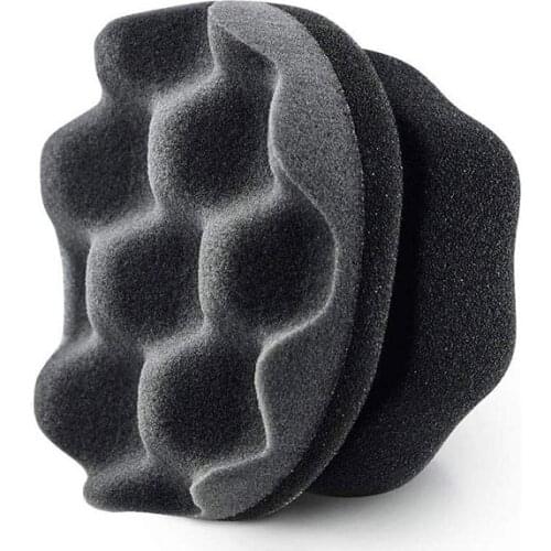 Car Leather Wax Polishing Sponge Handle Dust Wash Brush Foam Sponge Auto Car Detailing Car Products Applicator Pad Tire Waxing
