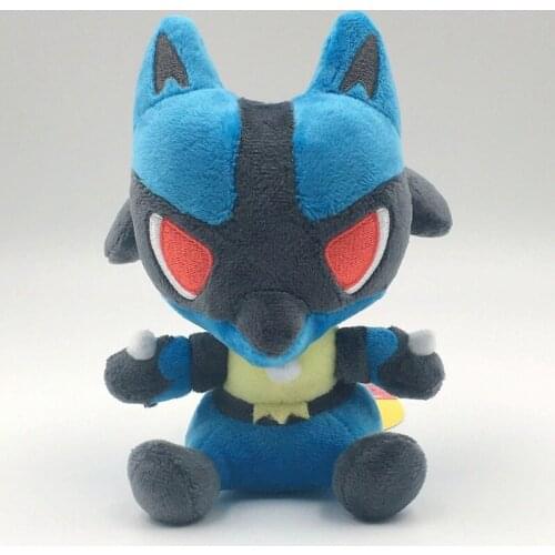 Takara Tomy Doll Pokemon Fit Series 5inch Plush Lucario for Children Birthday Christmas Gifts